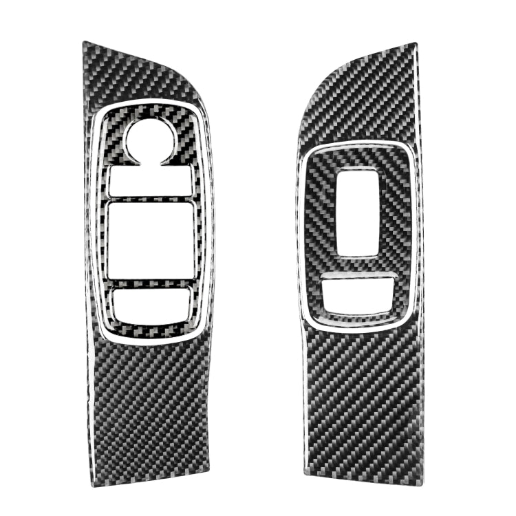 Carbon Fiber Car Window Lift Set Decorative Sticker for Dodge Challenger 2015 to Now, Left Driving - Car Interior Mouldings by PMC Jewellery | Online Shopping South Africa | PMC Jewellery | Buy Now Pay Later Mobicred