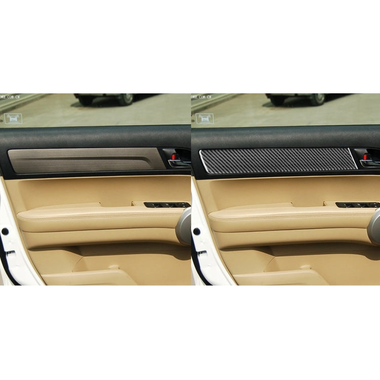 4 PCS / Set Carbon Fiber Car Interior Door Panel Trim Decorative Sticker for Honda CRV 2007-2011,Left and Right Drive Universal - Car Interior Mouldings by PMC Jewellery | Online Shopping South Africa | PMC Jewellery | Buy Now Pay Later Mobicred