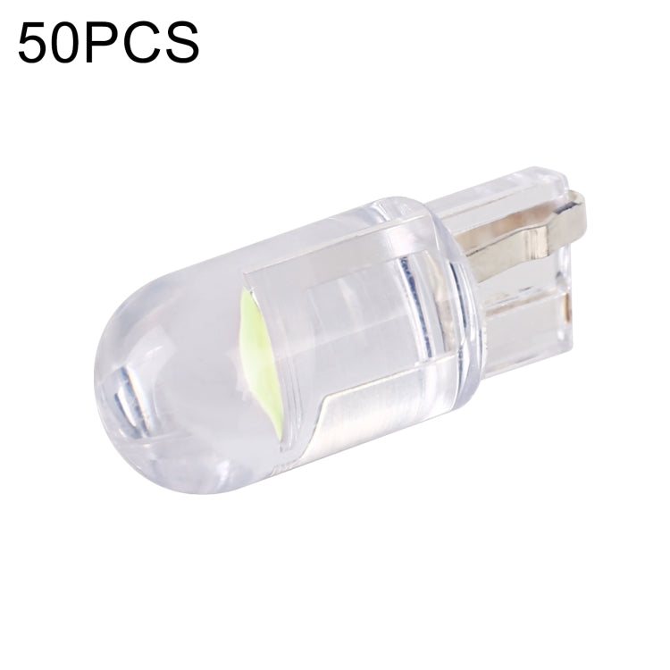 50pcs T10 DC24V / 0.36W / 0.03A Car Clearance Light COB Lamp Beads (Ice Blue Light) - Clearance Lights by PMC Jewellery | Online Shopping South Africa | PMC Jewellery | Buy Now Pay Later Mobicred