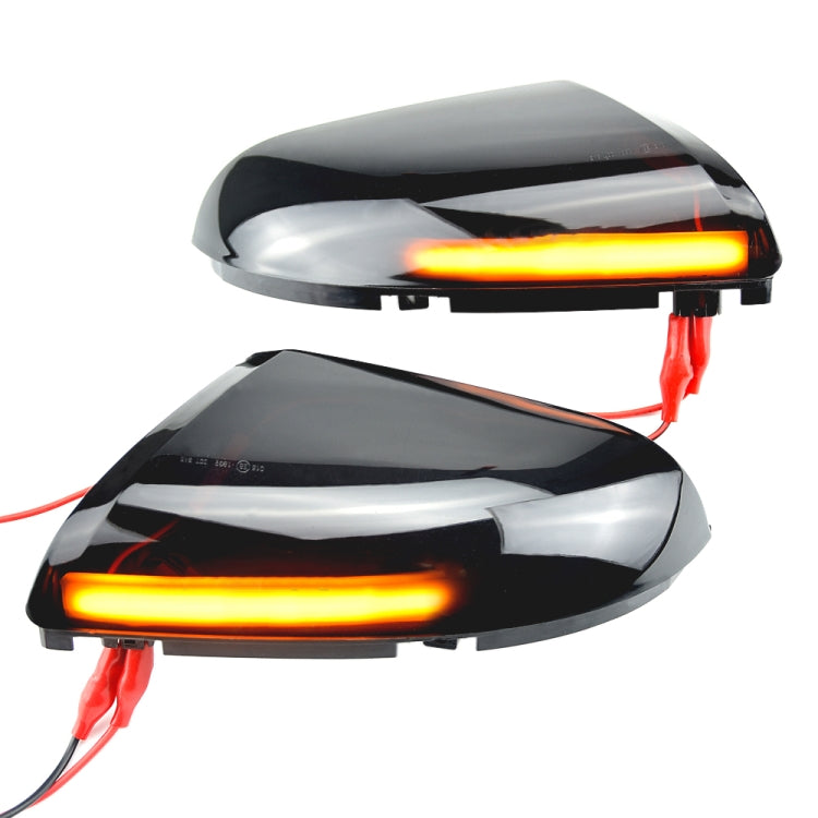 1 Pair For Dodge Ram 1500 2009-2018 Car Dynamic LED Turn Signal Light Rearview Mirror Flasher Water Blinker (Transparent Black) - Arrow Turn Lights by PMC Jewellery | Online Shopping South Africa | PMC Jewellery | Buy Now Pay Later Mobicred