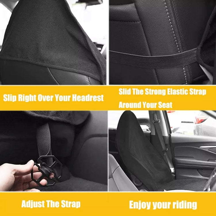 Car Universal Waterproof Anti-skid Seat Cover (Grey) - Seat Accessories by PMC Jewellery | Online Shopping South Africa | PMC Jewellery | Buy Now Pay Later Mobicred