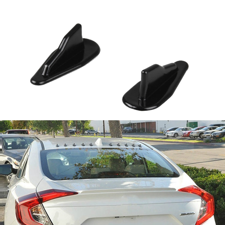 Universal Car Modification EVO Style Car Roof Radio Signal Shark Fin Decoration Accessories(Black) - Aerials by PMC Jewellery | Online Shopping South Africa | PMC Jewellery