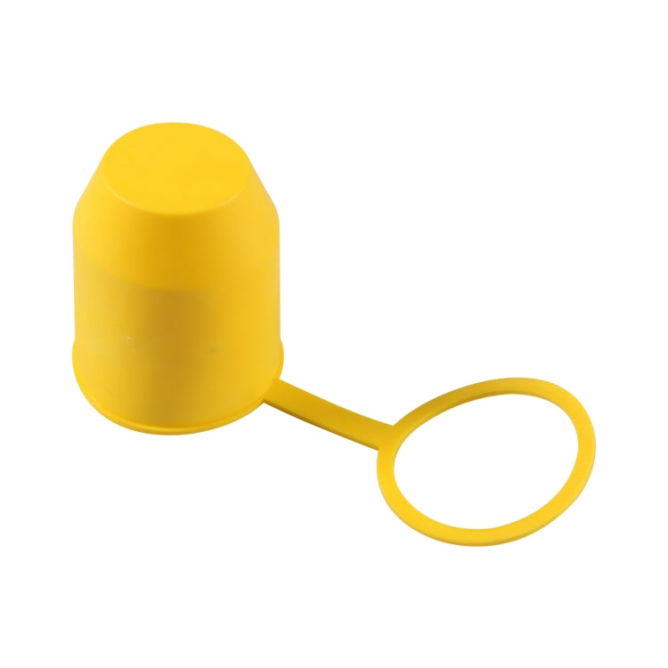 50mm Plastic Car Truck Tow Ball Cover Cap Towing Hitch Trailer Towball Protection (Yellow) - Towing Bars by PMC Jewellery | Online Shopping South Africa | PMC Jewellery | Buy Now Pay Later Mobicred