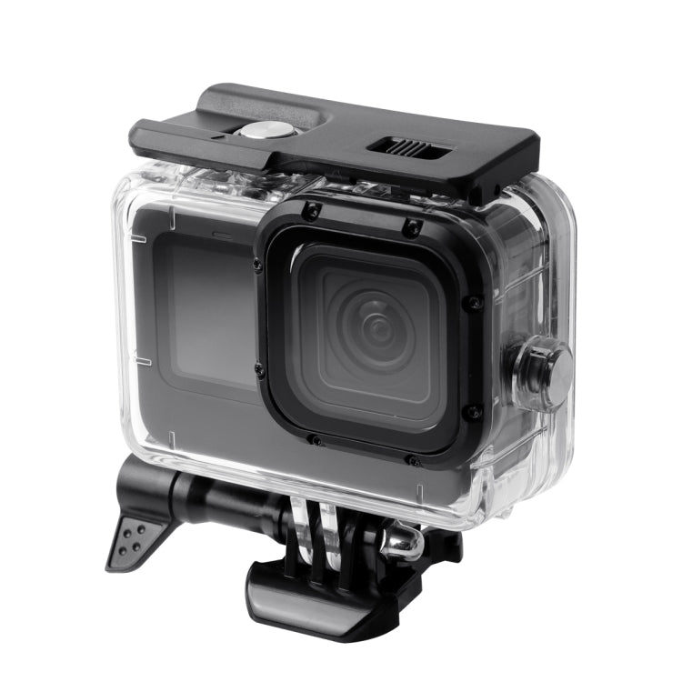 Waterproof Case + Touch Back Cover + Color Lens Filter for GoPro HERO10 Black / HERO9 Black (Red) - Waterproof Cases by PMC Jewellery | Online Shopping South Africa | PMC Jewellery | Buy Now Pay Later Mobicred