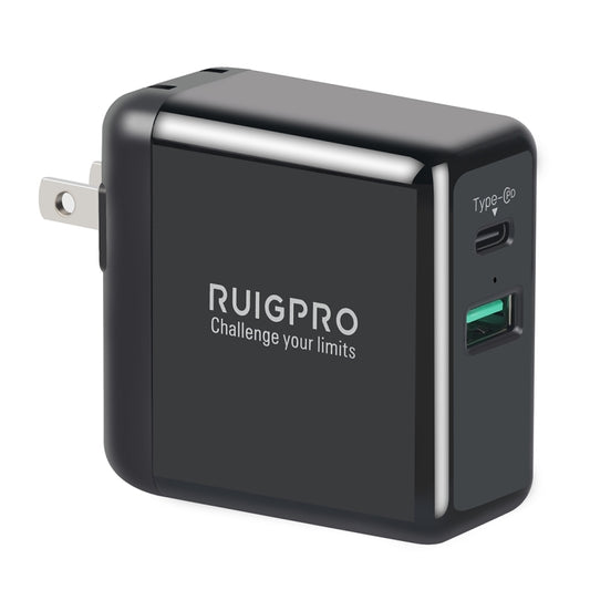 RUIGPRO 5V 3A QC 3.0 + PD Quick Charger Power Adapter for DJI OSMO Action, US Plug -  by PMC Jewellery | Online Shopping South Africa | PMC Jewellery | Buy Now Pay Later Mobicred