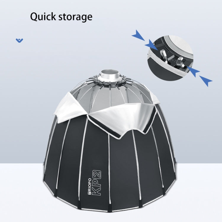 TRIOPO KP2-70 70cm Speedlite Flash Deep Parabolic Softbox Bowens Mount Diffuser(Black) - free shipping - PMC TechLife - Order now!