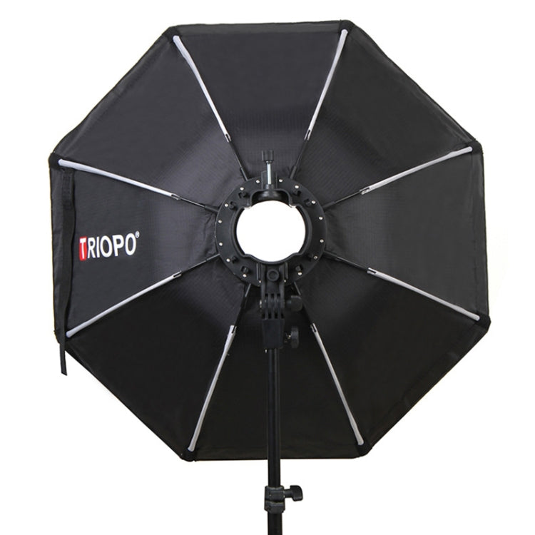 TRIOPO KX90 90cm Dome Speedlite Flash Octagon Parabolic Softbox Diffuser (Black) - free shipping - PMC TechLife - Order now!