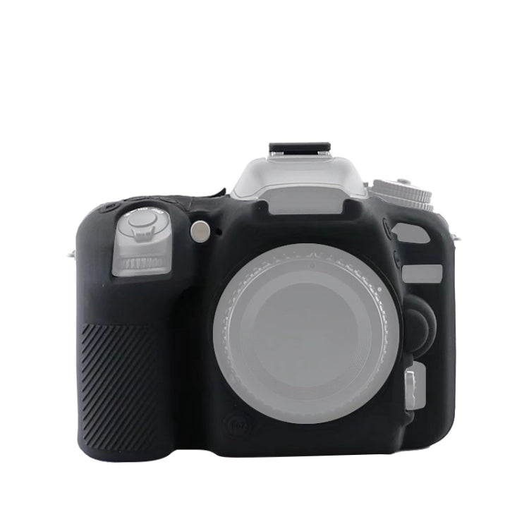 Soft Silicone Protective Case for Nikon D7500(Black) - Protective Case by PMC TechLife | Online Shopping South Africa | PMC TechLife | Buy Now Pay Later Mobicred