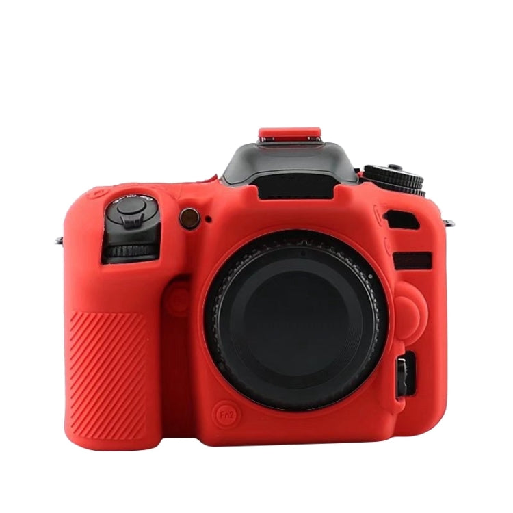 Soft Silicone Protective Case for Nikon D7500(Red) - free shipping - PMC TechLife - Order now!