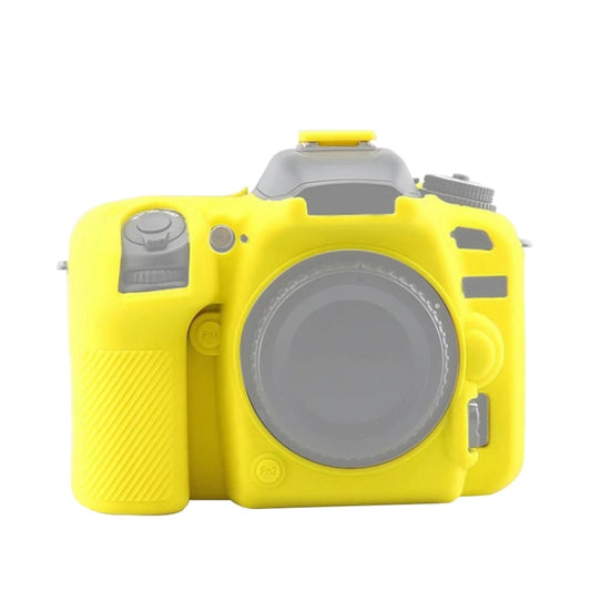 Soft Silicone Protective Case for Nikon D7500(Yellow) - Protective Case by PMC Jewellery | Online Shopping South Africa | PMC Jewellery | Buy Now Pay Later Mobicred