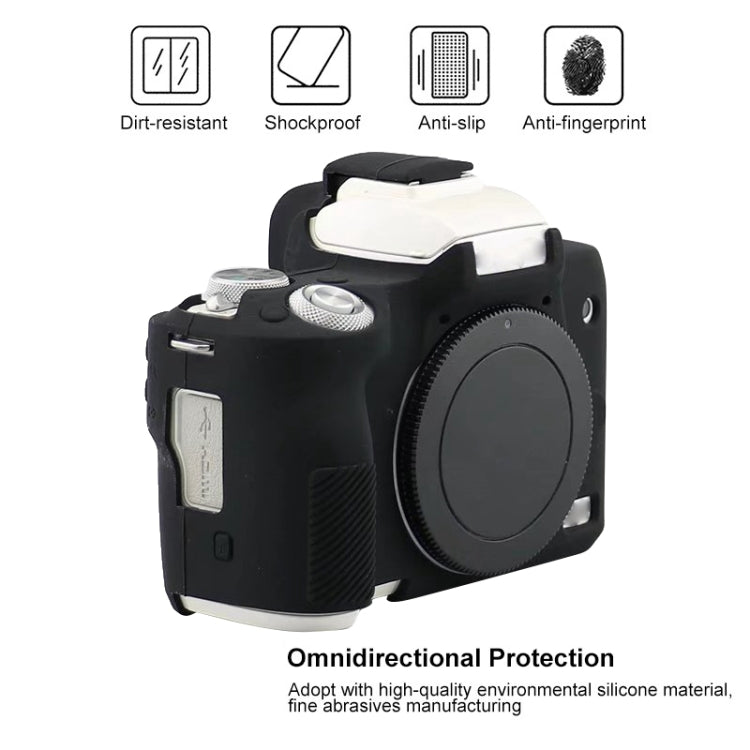 For Canon EOS M50 Mark II / M50 II Soft Silicone Protective Case(Rose Red) - Protective Case by PMC TechLife | Online Shopping South Africa | PMC TechLife | Buy Now Pay Later Mobicred