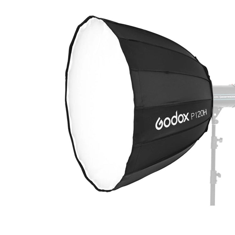 Godox P120H 120cm Deep Parabolic Softbox Reflector Diffuser Studio Light Box (Black) - free shipping - PMC TechLife - Order now!