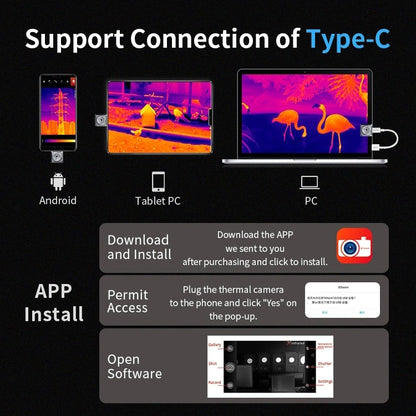 InfiRay T2L Type-C Phone Infrared Thermal Imager Monocular Hunting Detector Night Vision Camera - Thermal Cameras by InfiRay | Online Shopping South Africa | PMC Jewellery | Buy Now Pay Later Mobicred