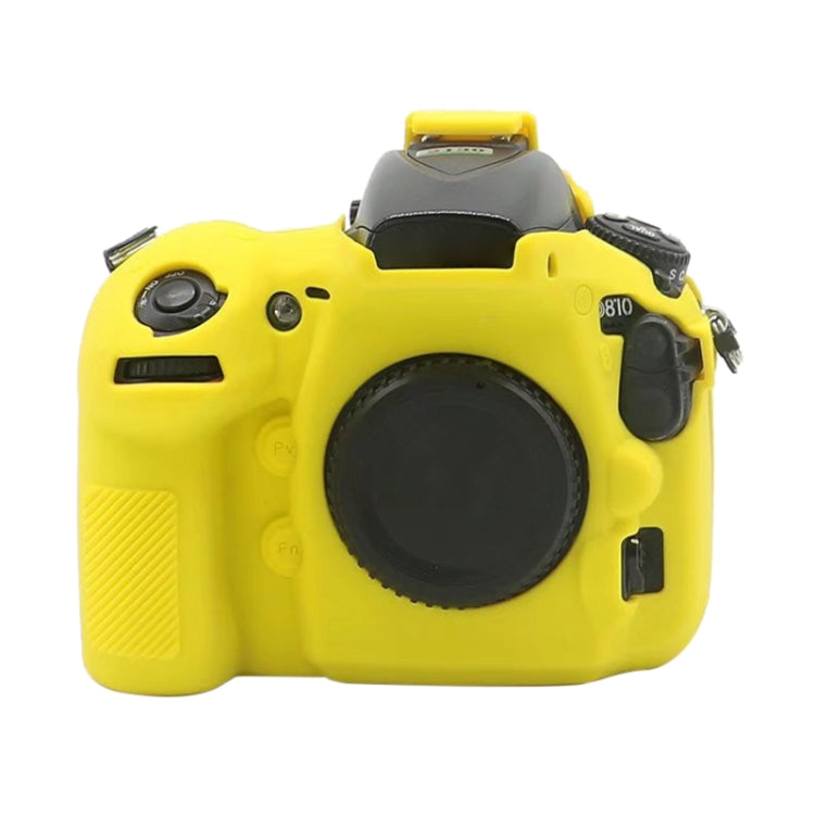 Soft Silicone Protective Case for Nikon D810 (Yellow) - free shipping - PMC TechLife - Order now!