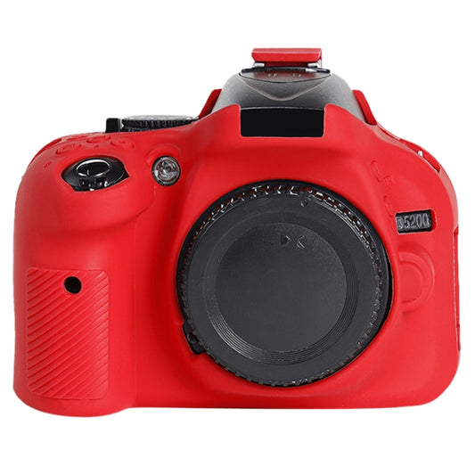 Soft Silicone Protective Case for Nikon D5200 (Red) - Protective Case by PMC Jewellery | Online Shopping South Africa | PMC Jewellery | Buy Now Pay Later Mobicred