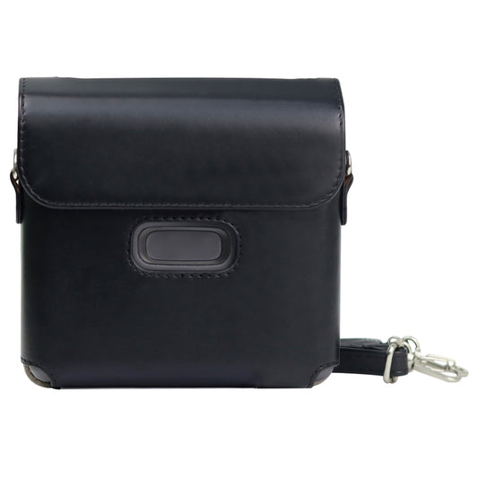 For FUJIFILM instax Link WIDE Full Body PU Leather Case Bag with Strap(Black) - Leather Bag by PMC Jewellery | Online Shopping South Africa | PMC Jewellery | Buy Now Pay Later Mobicred