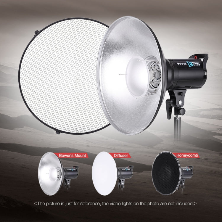 Godox RS55CM 55cm Studio White Beauty Dish Reflector Bowens Mount Diffuser - free shipping - PMC TechLife - Order now!