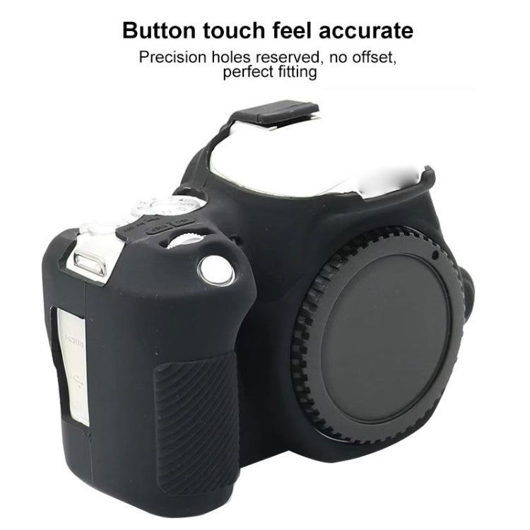 For Canon EOS 250D Soft Silicone Protective Case (Camouflage) - Protective Case by PMC TechLife | Online Shopping South Africa | PMC TechLife | Buy Now Pay Later Mobicred