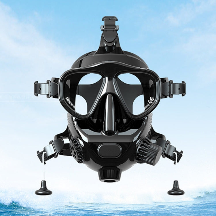 Water Sports Diving Snorkeling Mask Swimming Glasses for GoPro, Insta360, DJI and Other Action Cameras (Black) - Diving Mask by PMC Jewellery | Online Shopping South Africa | PMC Jewellery