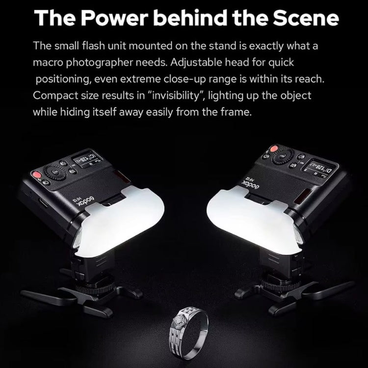Godox MF12 Macro Flash 2.4 GHz Wireless Control Light (Black) - free shipping - PMC TechLife - Order now!