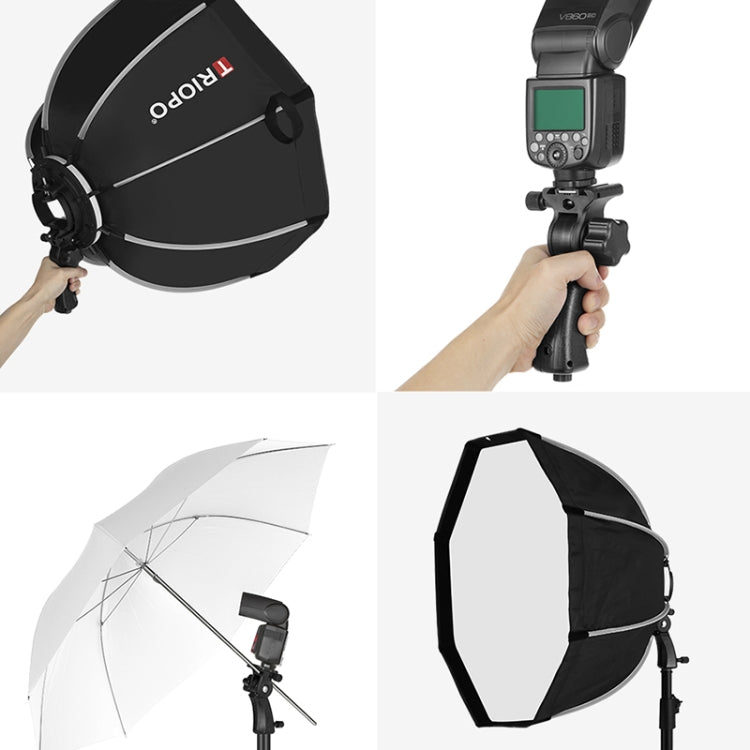 TRIOPO KX65 65cm Dome Speedlite Flash Octagon Parabolic Softbox Diffuser for Speedlite - free shipping - PMC TechLife - Order now!