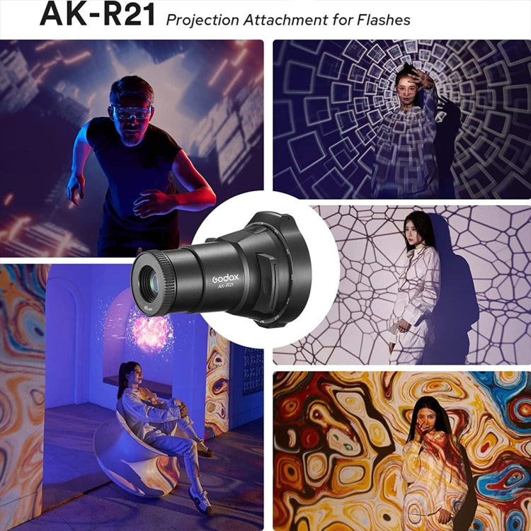 Godox AK-R21 Projection Attachment for Flash Heads (Black) - free shipping - PMC TechLife - Order now!