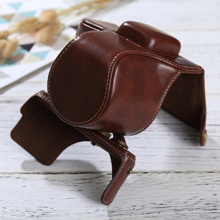 Full Body Camera PU Leather Case Bag with Strap for Olympus EPL7 / EPL8 (Coffee) - free shipping - PMC TechLife - Order now!