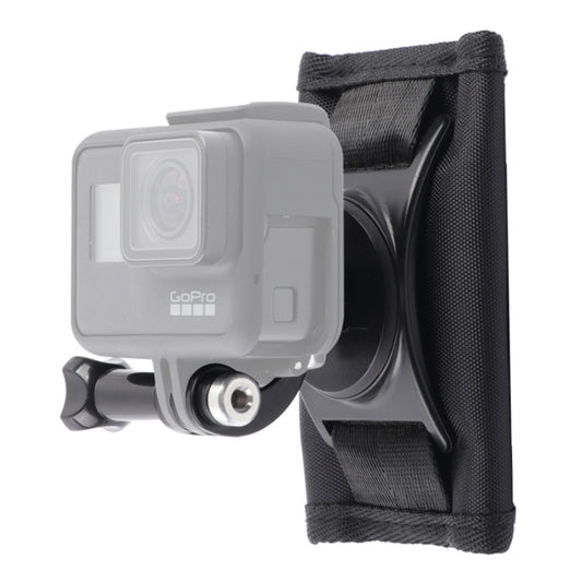 Hook and Loop Fastener Backpack Rec-Mounts Clip Clamp Mount with Screw for GoPro HERO9 Black / HERO8 Black /7 /6 /5 /5 Session /4 Session /4 /3+ /3 /2 /1, DJI Osmo Action, Xiaoyi and Other Action Cameras -  by PMC Jewellery | Online Shopping South Africa | PMC Jewellery | Buy Now Pay Later Mobicred