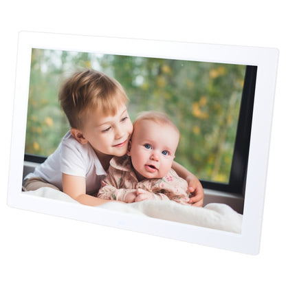 15.4 inch LED Digital Photo Frame with Remote Control, MP3 / MP4 / Movie Player, Support USB / SD Card Input, Built in Stereo Speaker (White) - 11-15 inch by PMC Jewellery | Online Shopping South Africa | PMC Jewellery | Buy Now Pay Later Mobicred