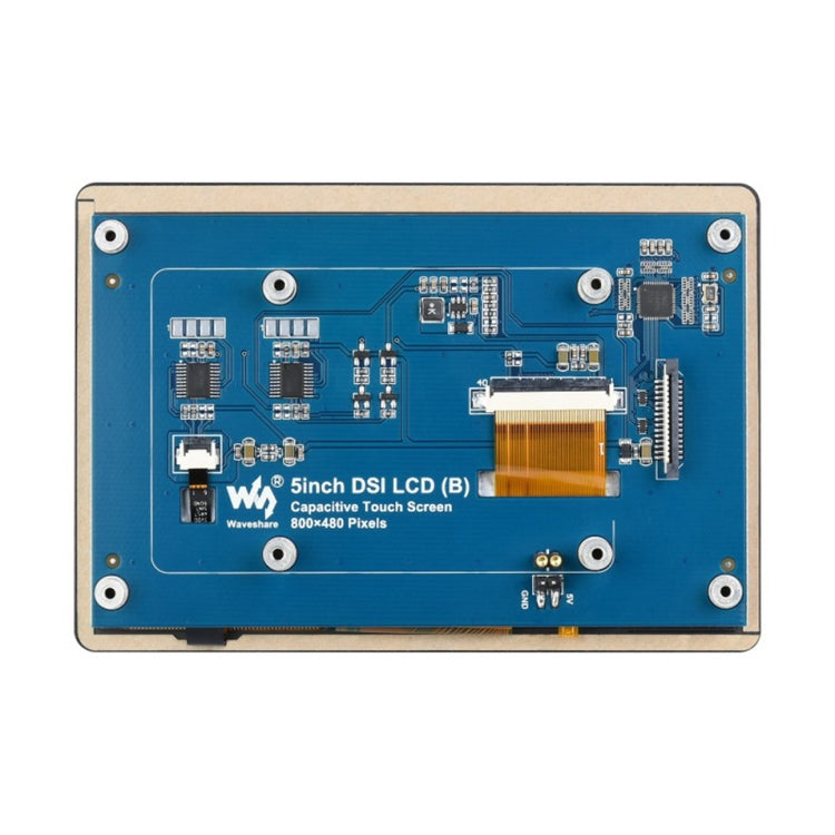 Waveshare 5 inch 800 x 480 Capacitive IPS Touch Display for Raspberry Pi, DSI Interface - free shipping - PMC TechLife - Order now!