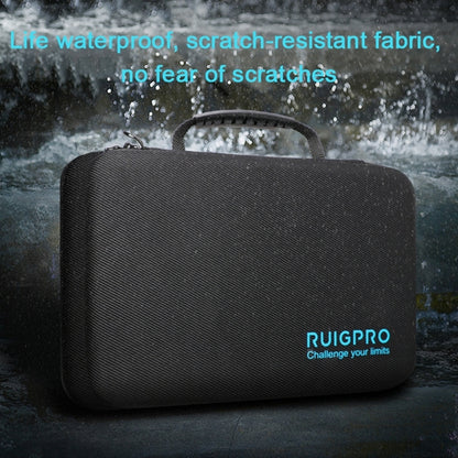 RUIGPRO Shockproof Waterproof Portable Case Box for DJI Osmo Action, Size: 28cm x 19.7cm x 6.8cm(Black) -  by RUIGPRO | Online Shopping South Africa | PMC Jewellery | Buy Now Pay Later Mobicred