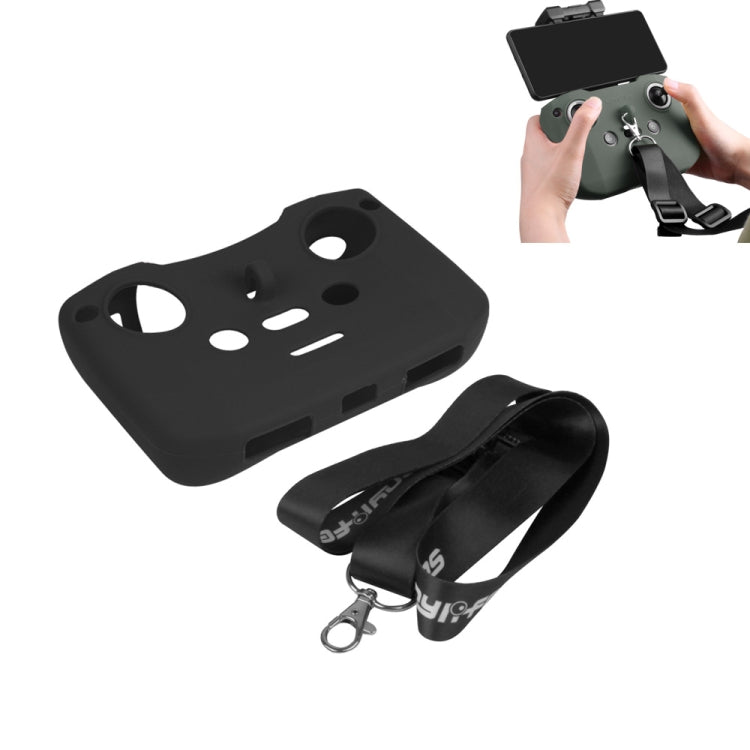 Sunnylife AIR2-Q9290 Remote Control Silicone Protective Case with lanyard for DJI Mavic Air 2 (Black) - Others by Sunnylife | Online Shopping South Africa | PMC Jewellery | Buy Now Pay Later Mobicred