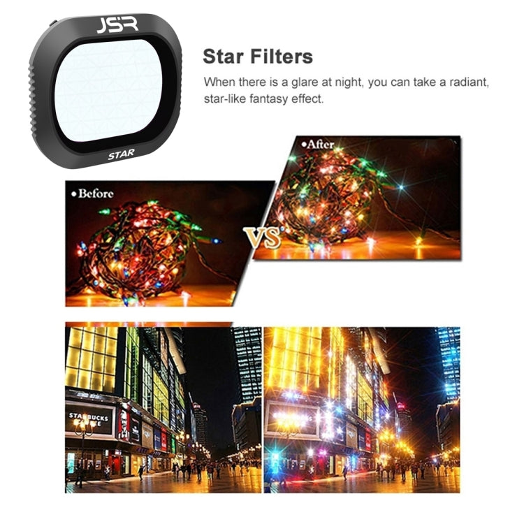 JSR Drone STAR Effect Lens Filter for DJI MAVIC 2 Pro - Mavic Lens Filter by JSR | Online Shopping South Africa | PMC Jewellery | Buy Now Pay Later Mobicred