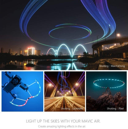 PGYTECH P-UN-034 light-painted LED Propeller Guard for DJ Mavic Air - DIY Propeller by PGYTECH | Online Shopping South Africa | PMC Jewellery | Buy Now Pay Later Mobicred