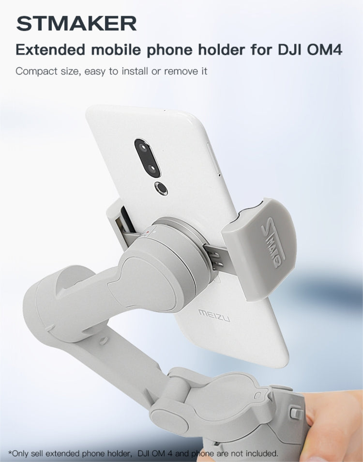 STMAKER Handheld Gimbal Quick Release Magnetic Buckle Clamp Expansion Bracket for DJI OM4 -  by PMC Jewellery | Online Shopping South Africa | PMC Jewellery | Buy Now Pay Later Mobicred