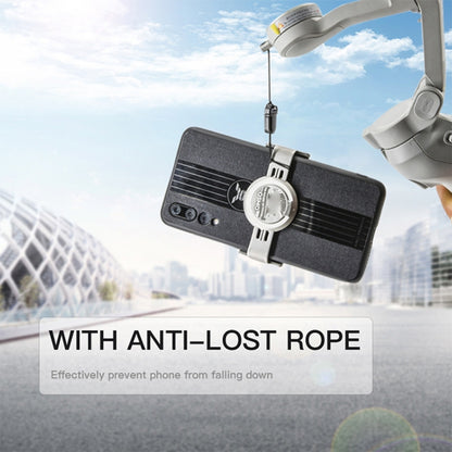 STARTRC Phone Holder Clip Anti-lost Rope Strap Anti-drop for DJI OM4 / Osmo Mobile 3 (Black) -  by STARTRC | Online Shopping South Africa | PMC Jewellery | Buy Now Pay Later Mobicred