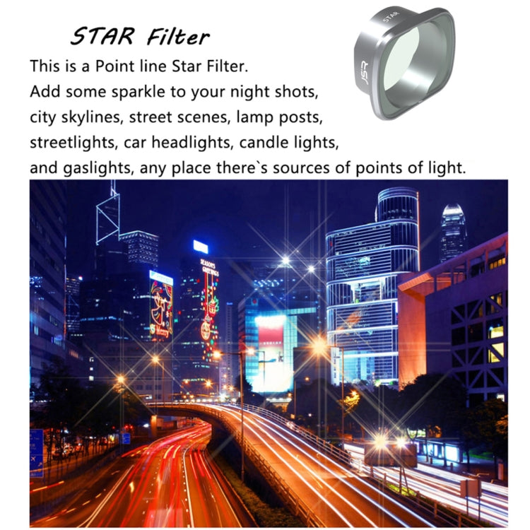 JSR STAR Effect Lens Filter for DJI FPV, Aluminum Alloy Frame - Lens Accessories by JSR | Online Shopping South Africa | PMC Jewellery | Buy Now Pay Later Mobicred