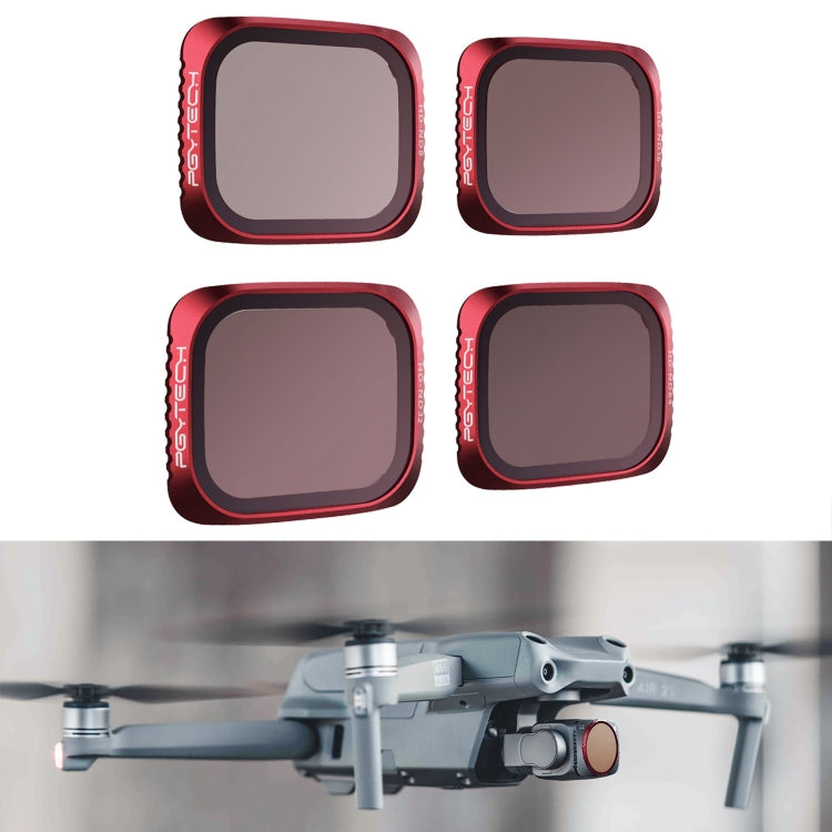 PGYTECH P-16B-062 4 in 1 ND8+ND16+ND32+ND64 Lens Filter Kits for DJI Air 2S - Lens Filter by PGYTECH | Online Shopping South Africa | PMC Jewellery | Buy Now Pay Later Mobicred