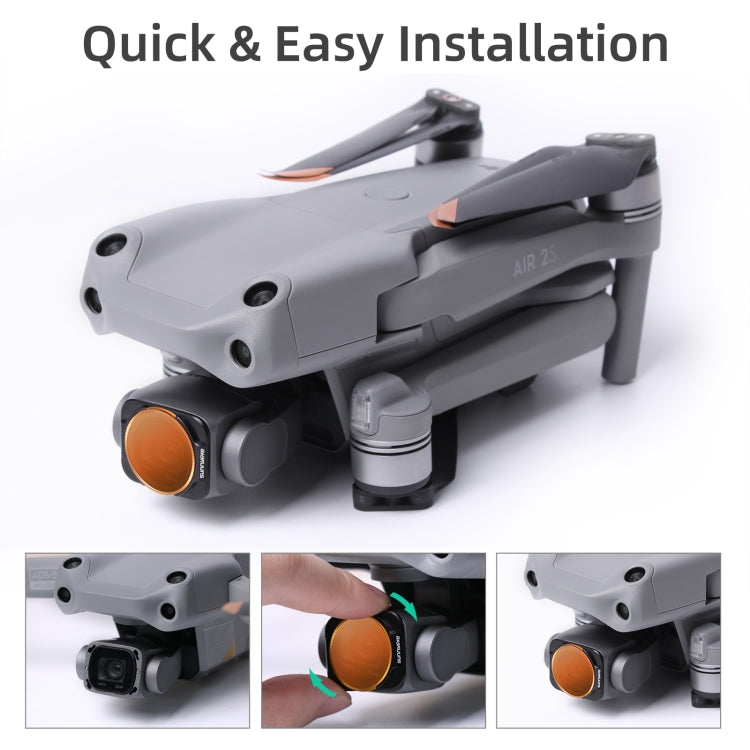 Sunnylife A2S-FI9341 MCUV Lens Filter for DJI Air 2S - free shipping - PMC TechLife - Order now!