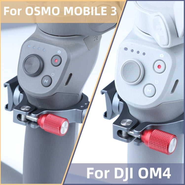 Stabilizer Extension Bracket Ring Adapter with Dual Cold Shoe Base for DJI OM4 / Osmo Mobile 3 -  by PMC Jewellery | Online Shopping South Africa | PMC Jewellery | Buy Now Pay Later Mobicred