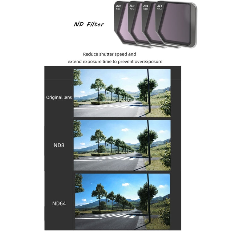 JSR Drone 4 in 1 CPL+ND16+ND32+ND64 Lens Filter for DJI Mavic 3 - free shipping - PMC TechLife - Order now!