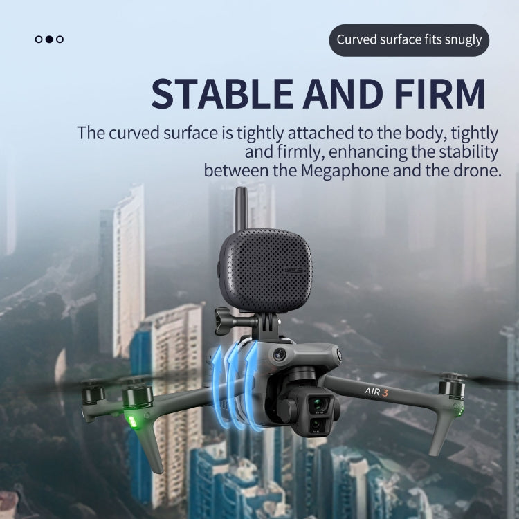 STARTRC Drone Megaphone Wireless Portable Speaker 3KM Control for DJI Mavic / Air / Mini Series (Black) - Others by STARTRC | Online Shopping South Africa | PMC Jewellery