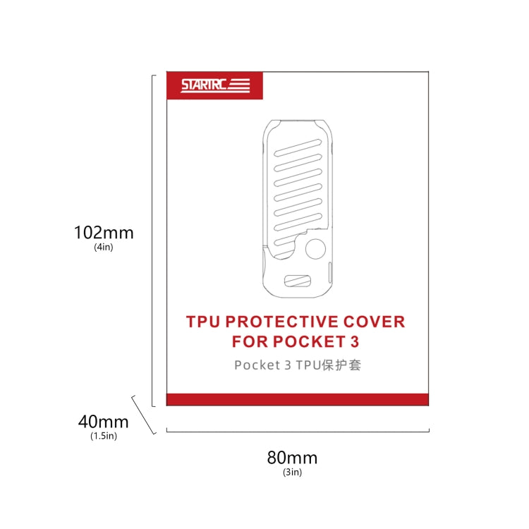For DJI OSMO Pocket 3 STARTRC Body TPU Cover Case (Purple) - free shipping - PMC TechLife - Order now!