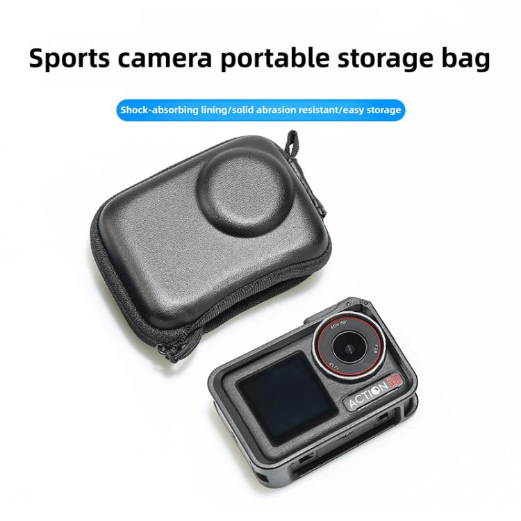 For DJI Osmo Action 5 Pro / 4 / 3 Portable Body Half Coverage Storage Box Bag (Black) - free shipping - PMC TechLife - Order now!