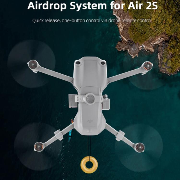 For DJI Mavic Air 2 / Air 2S BRDRC Air-Dropping System Thrower Parabolic (Grey) - free shipping - PMC TechLife - Order now!