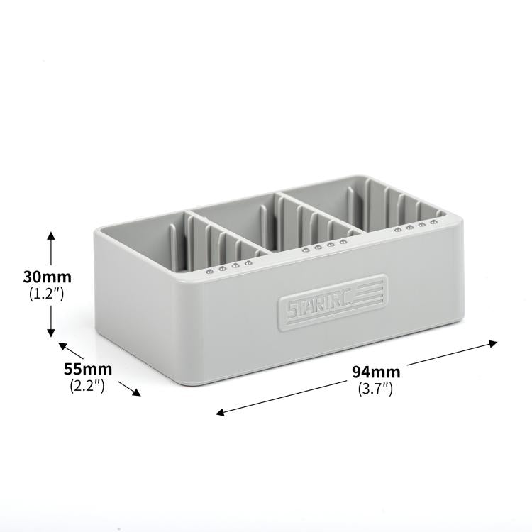 For DJI Mini 3 Pro STARTRC 3 in 1 Charging Butler Battery Charger (Grey) - free shipping - PMC TechLife - Order now!