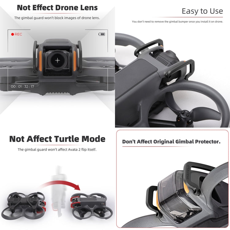 For DJI Avata 2 Sunnylife Gimbal Aluminum Anti-collision Bumper (Red) -  by Sunnylife | Online Shopping South Africa | PMC Jewellery | Buy Now Pay Later Mobicred