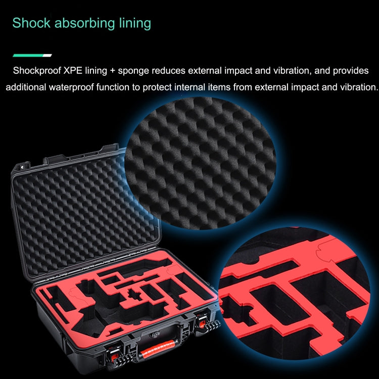 For DJI RS4/  RS4 Pro STARTRC ABS Waterproof Shockproof Suitcase Portable Storage Box (Black) -  by STARTRC | Online Shopping South Africa | PMC Jewellery