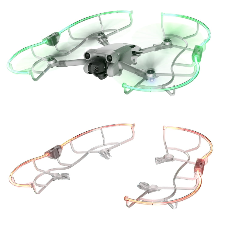 For DJI Mini 3 / Mini 3 Pro STARTRC Drone LED Propeller Protective Guard Anti-collision Ring (Transparent) - Others by STARTRC | Online Shopping South Africa | PMC Jewellery | Buy Now Pay Later Mobicred