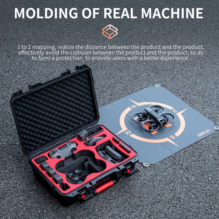 For DJI Avata 2 STARTRC M2 ABS Waterproof Shockproof Suitcase Storage Box (Black) - free shipping - PMC TechLife - Order now!